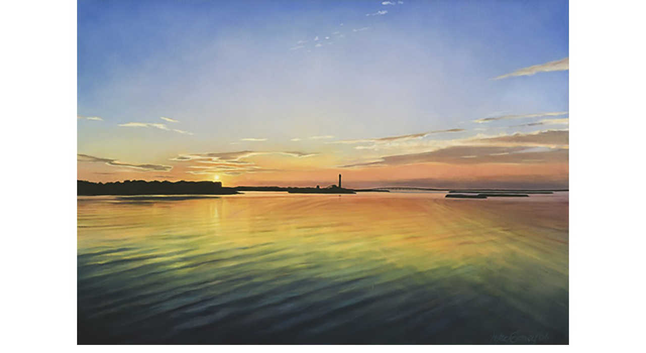 Sunset Ocean City 24 x 36 oil